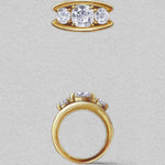 2 CT Round Halo & Pave Lab Grown Diamond Engagement Ring
