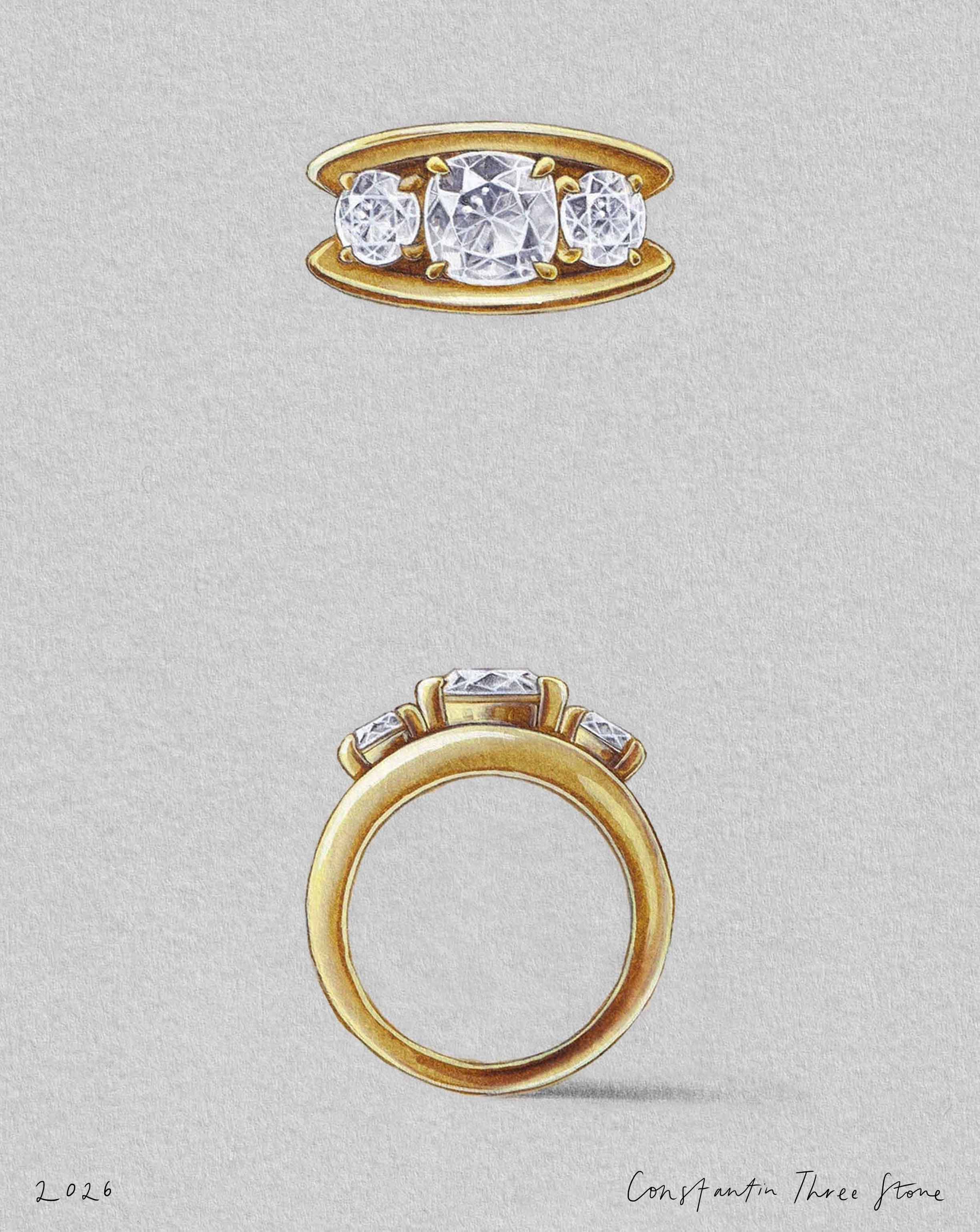 2 CT Round Halo & Pave Lab Grown Diamond Engagement Ring