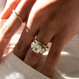 2 CT Round Halo & Pave Lab Grown Diamond Engagement Ring