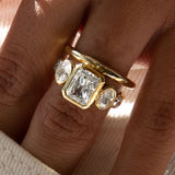 2 CT Round Halo & Pave Lab Grown Diamond Engagement Ring