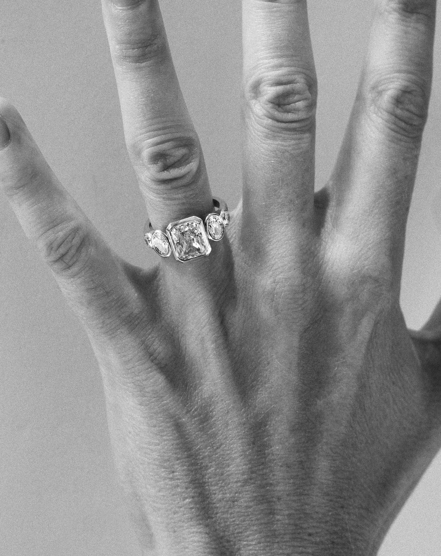 2 CT Round Halo & Pave Lab Grown Diamond Engagement Ring