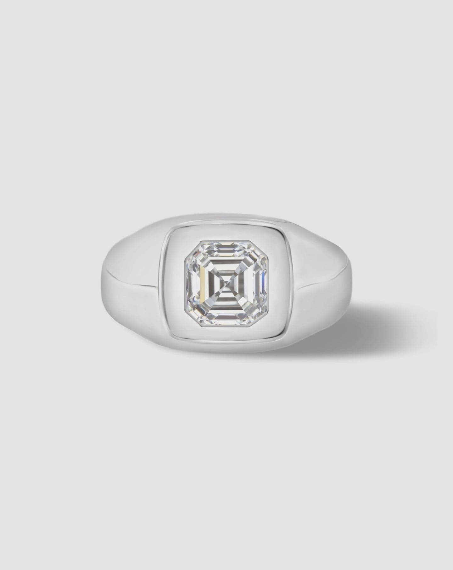 2 TCW Round Halo & Pave Lab Grown Diamond Mens Wedding Band