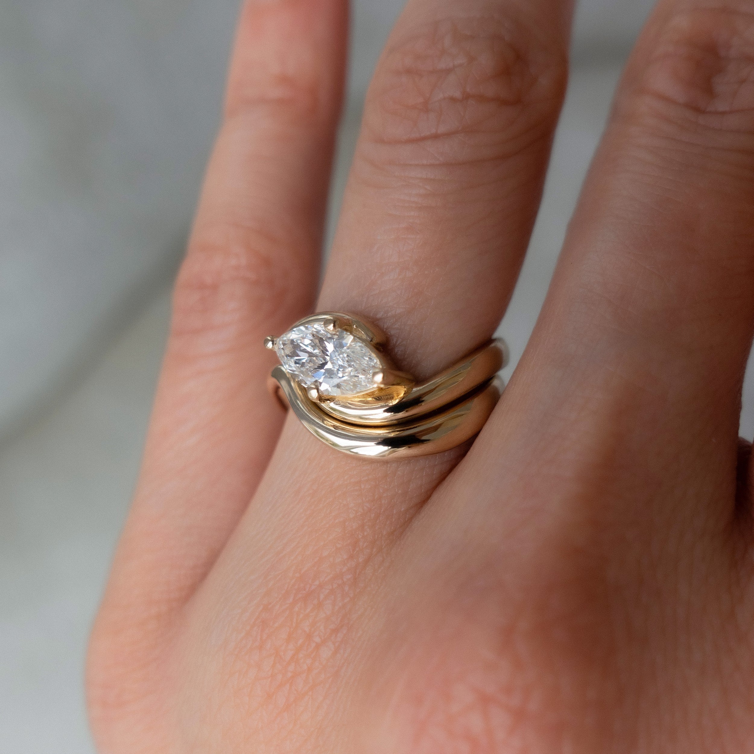 Oval Solitaire Lab Grown Diamond Engagement Ring
