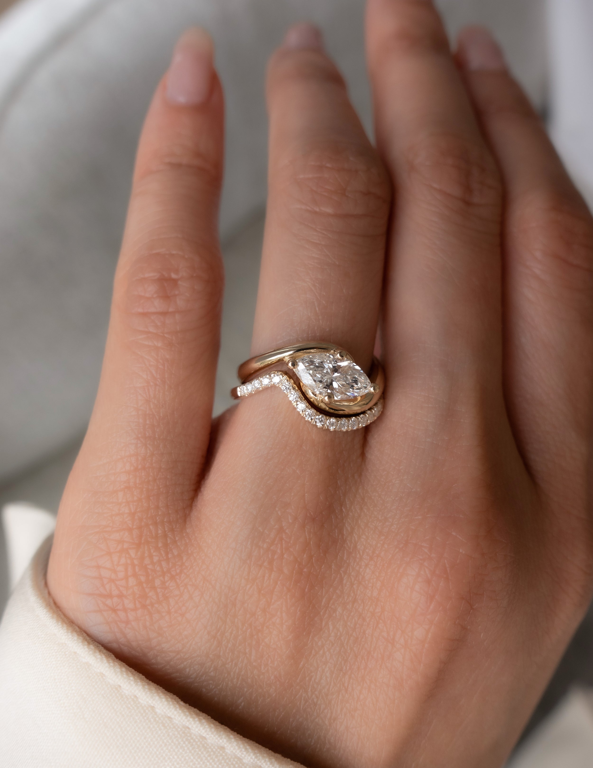Oval Solitaire Lab Grown Diamond Engagement Ring