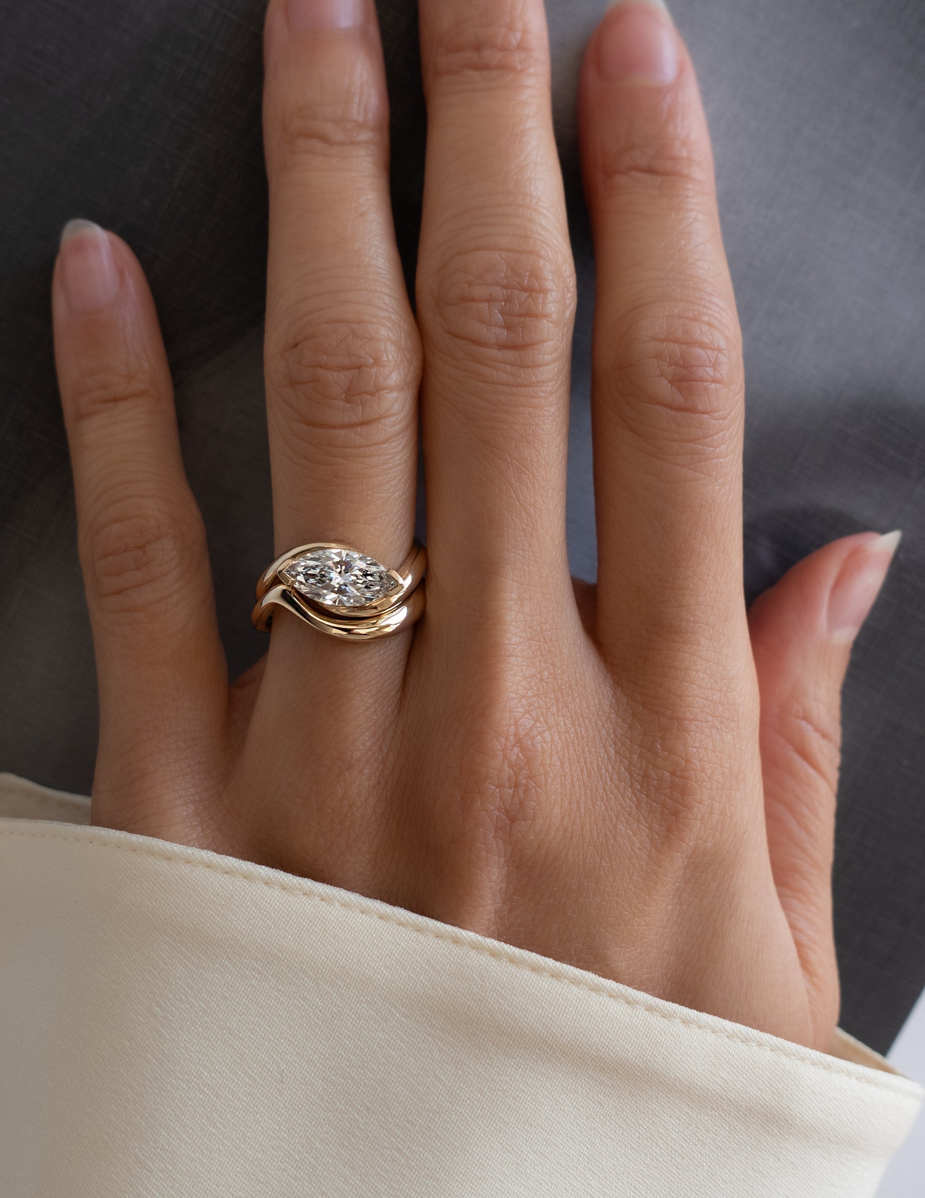 Oval Solitaire Lab Grown Diamond Engagement Ring