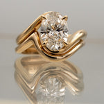 Oval Solitaire Lab Grown Diamond Engagement Ring