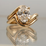 Oval Solitaire Lab Grown Diamond Engagement Ring