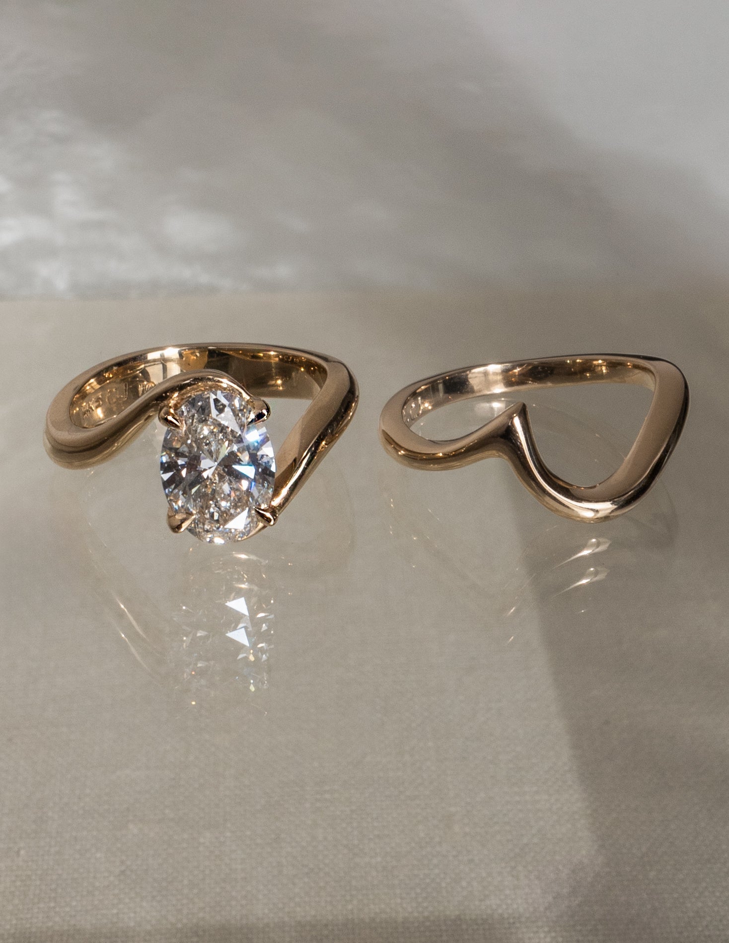 Oval Solitaire Lab Grown Diamond Engagement Ring