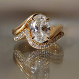 Oval Solitaire Lab Grown Diamond Engagement Ring