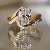 Oval Solitaire Lab Grown Diamond Engagement Ring