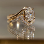 Oval Solitaire Lab Grown Diamond Engagement Ring