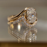 Oval Solitaire Lab Grown Diamond Engagement Ring