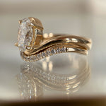 Oval Solitaire Lab Grown Diamond Engagement Ring
