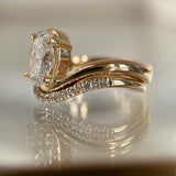 Oval Solitaire Lab Grown Diamond Engagement Ring