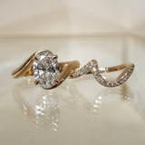 Oval Solitaire Lab Grown Diamond Engagement Ring