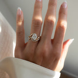 Oval Solitaire Lab Grown Diamond Engagement Ring