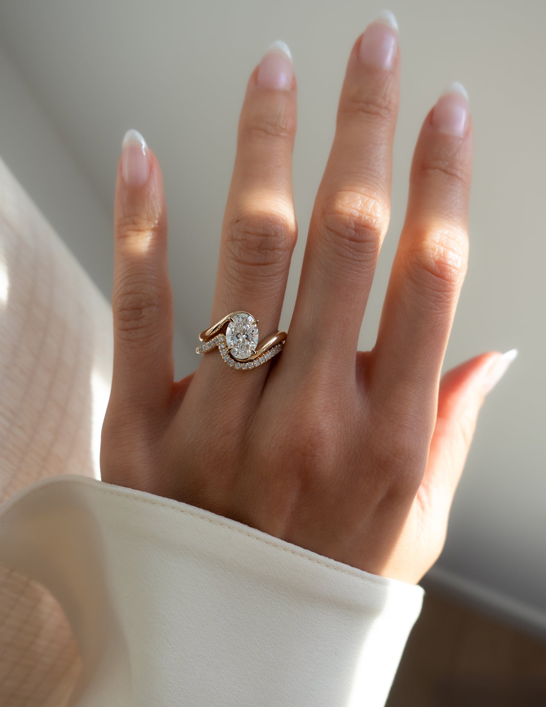 Oval Solitaire Lab Grown Diamond Engagement Ring