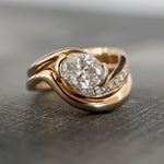 Oval Solitaire Lab Grown Diamond Engagement Ring