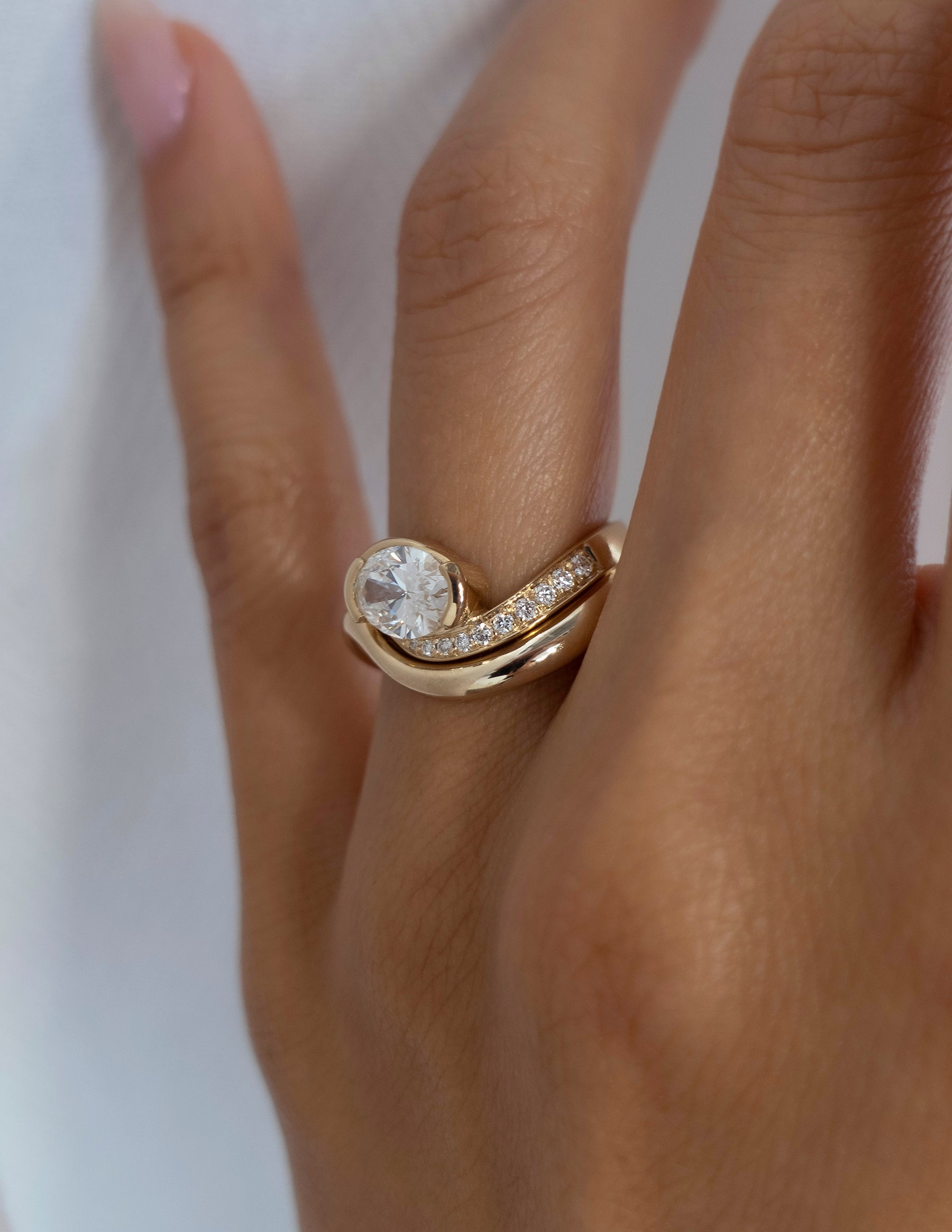 Oval Solitaire Lab Grown Diamond Engagement Ring
