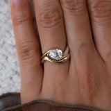 Oval Solitaire Lab Grown Diamond Engagement Ring