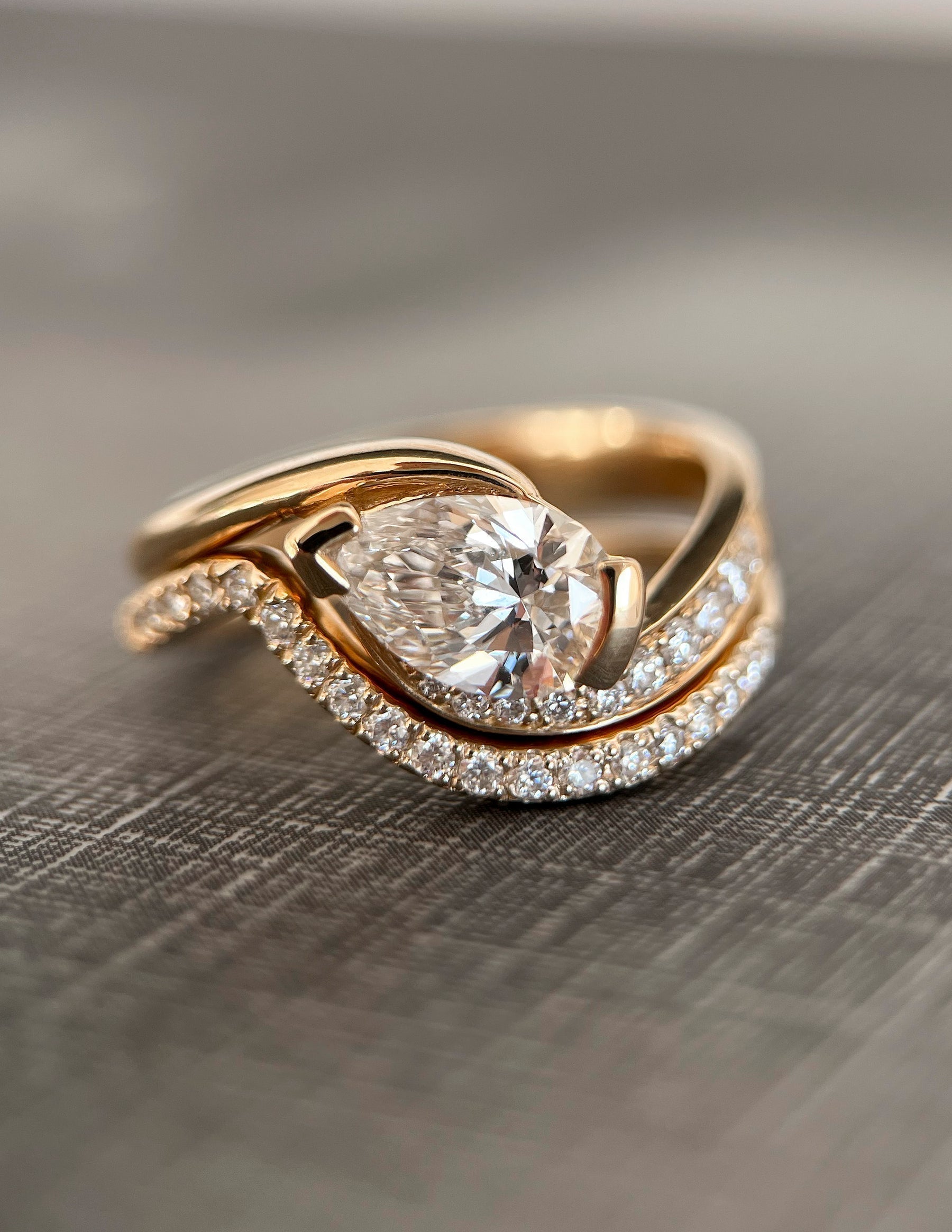 Oval Solitaire Lab Grown Diamond Engagement Ring