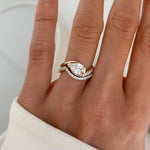 Oval Solitaire Lab Grown Diamond Engagement Ring