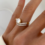 Oval Solitaire Lab Grown Diamond Engagement Ring
