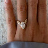 Oval Solitaire Lab Grown Diamond Engagement Ring