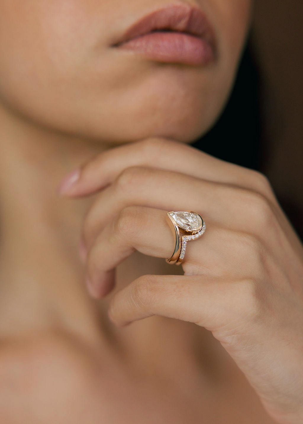 Oval Solitaire Lab Grown Diamond Engagement Ring