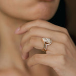 Oval Solitaire Lab Grown Diamond Engagement Ring