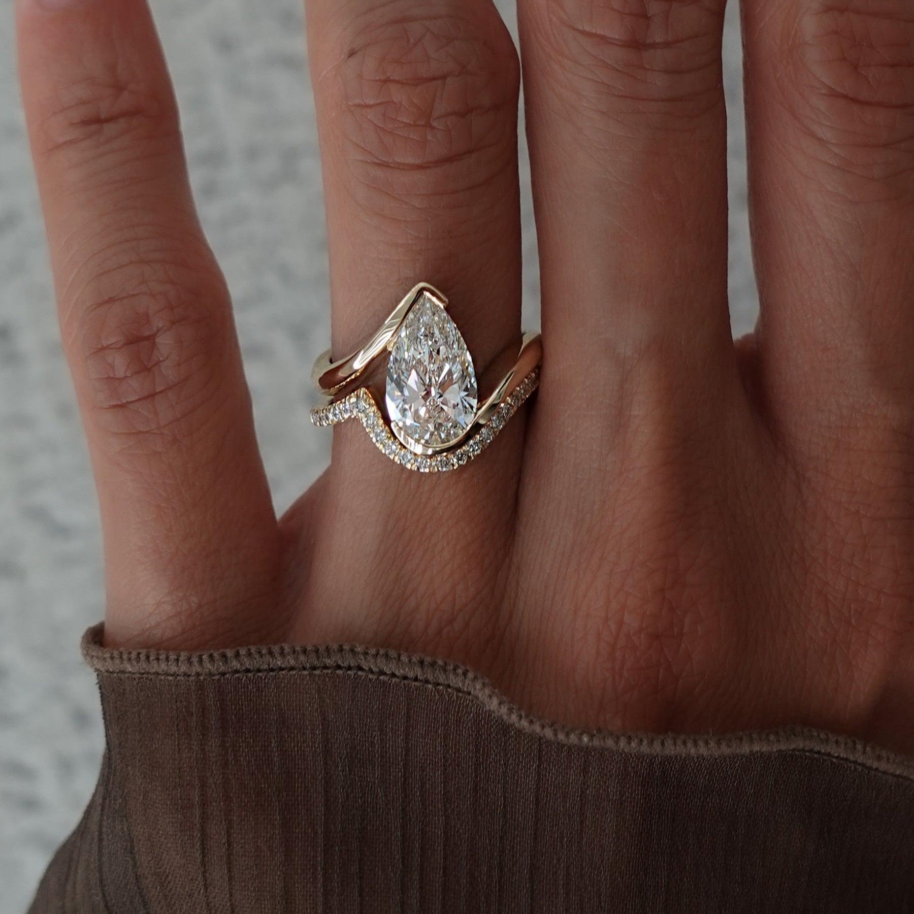 Oval Solitaire Lab Grown Diamond Engagement Ring