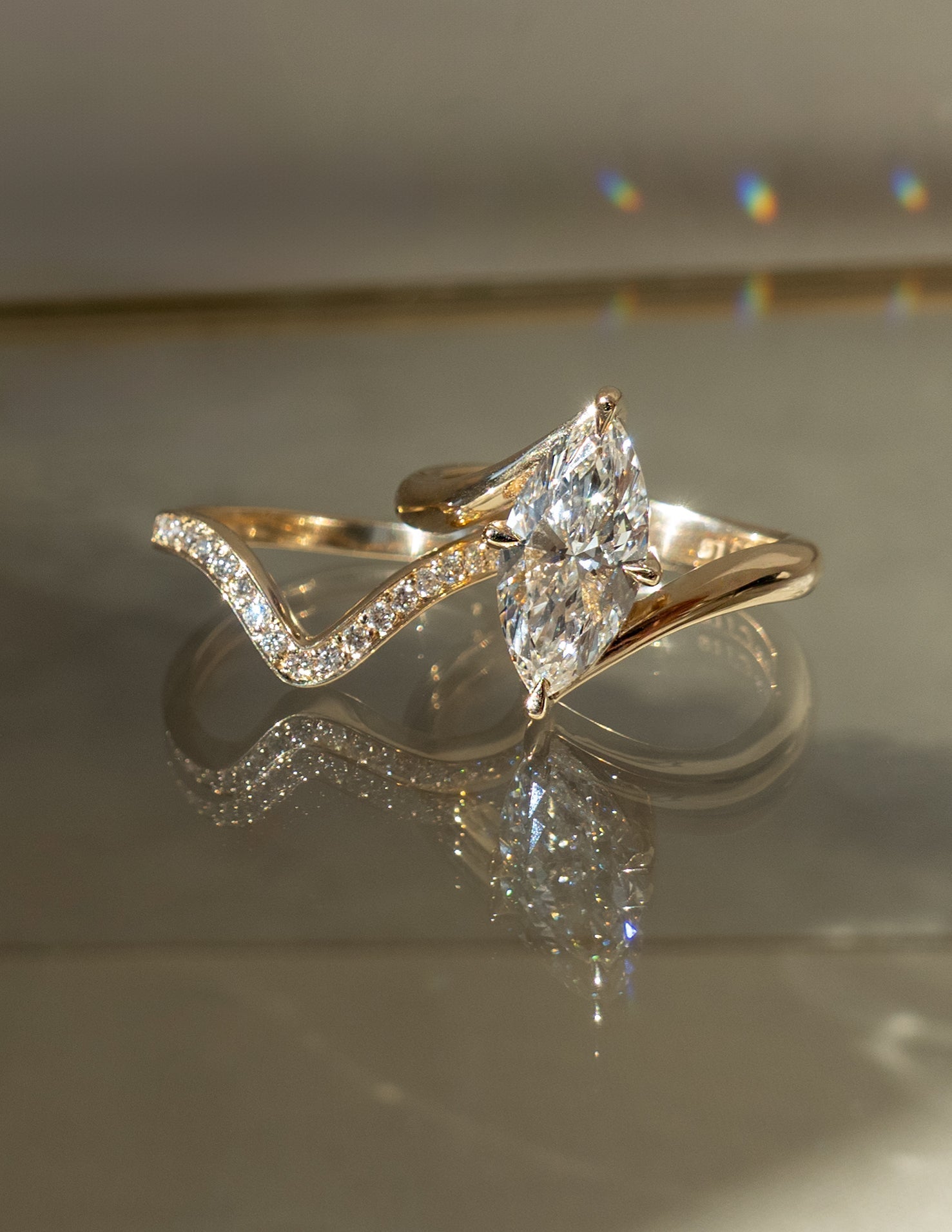 Oval Solitaire Lab Grown Diamond Engagement Ring