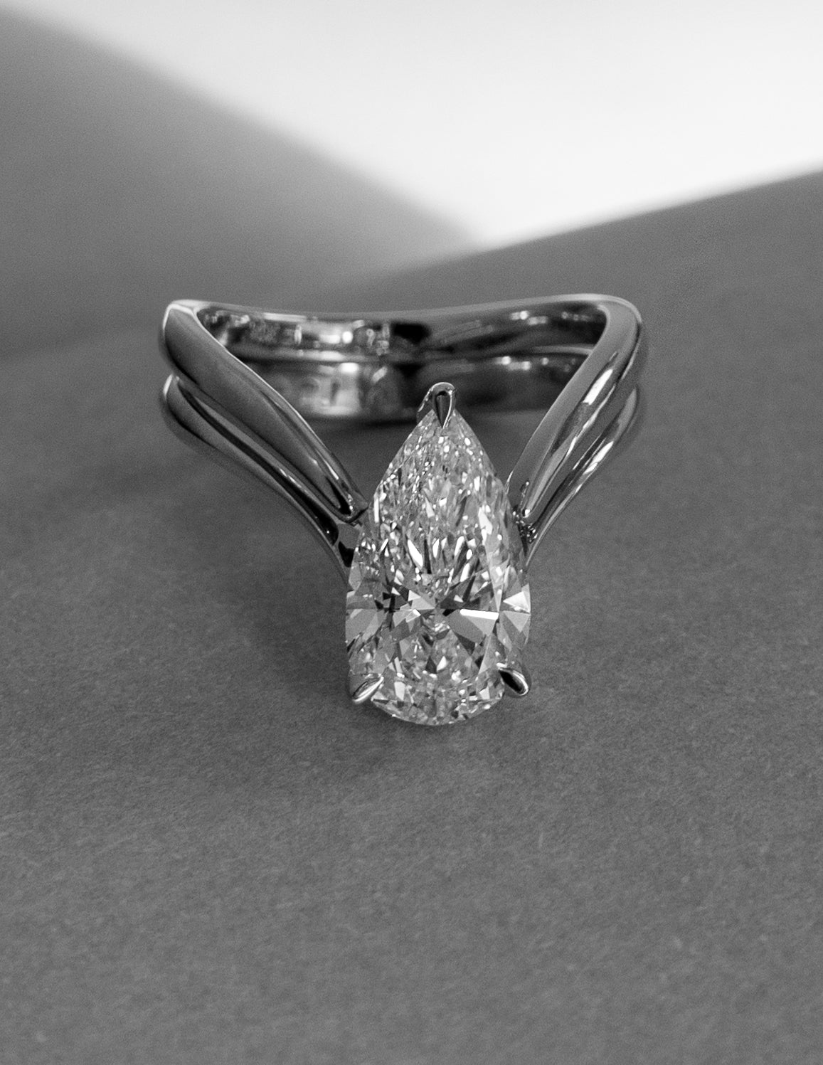 Oval Solitaire Lab Grown Diamond Engagement Ring
