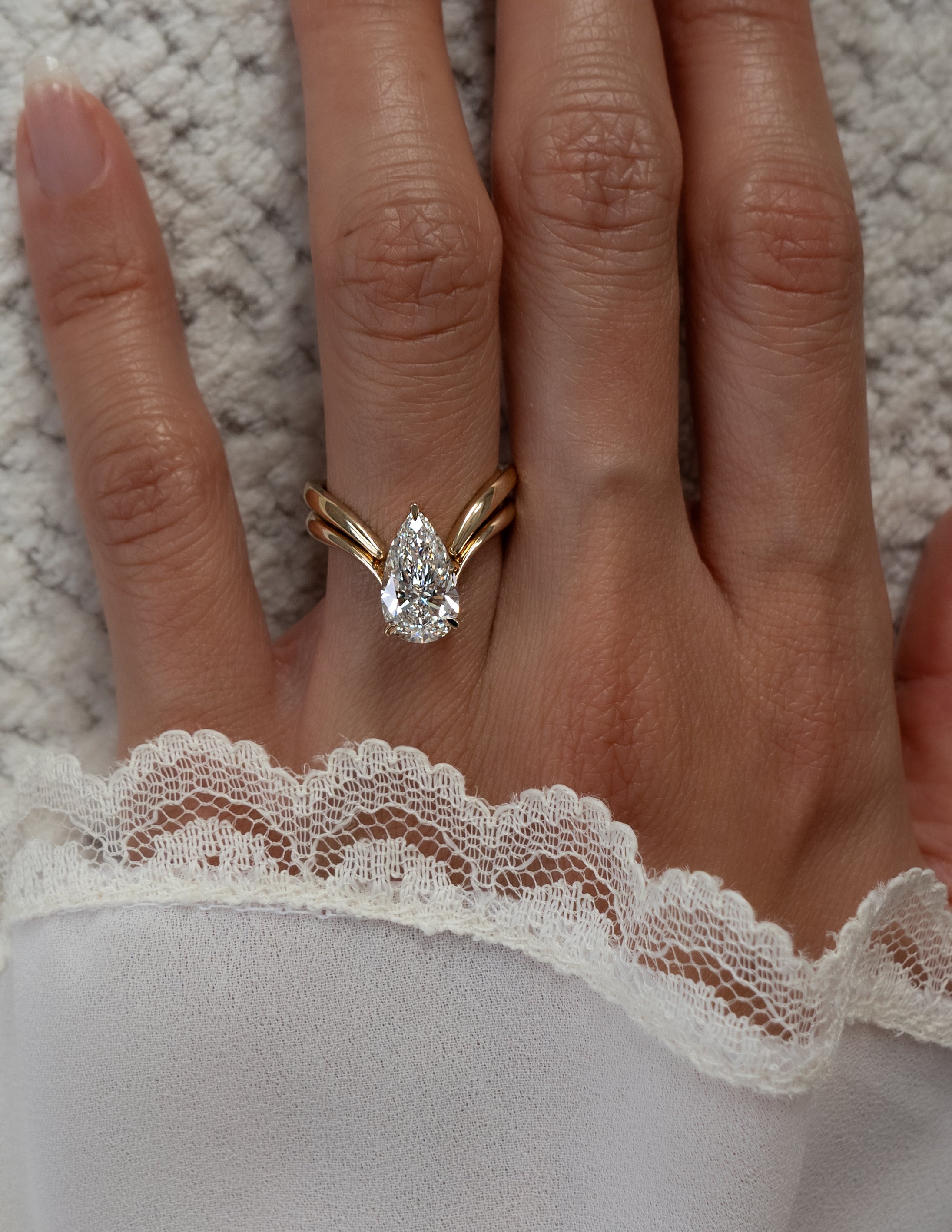 Oval Solitaire Lab Grown Diamond Engagement Ring