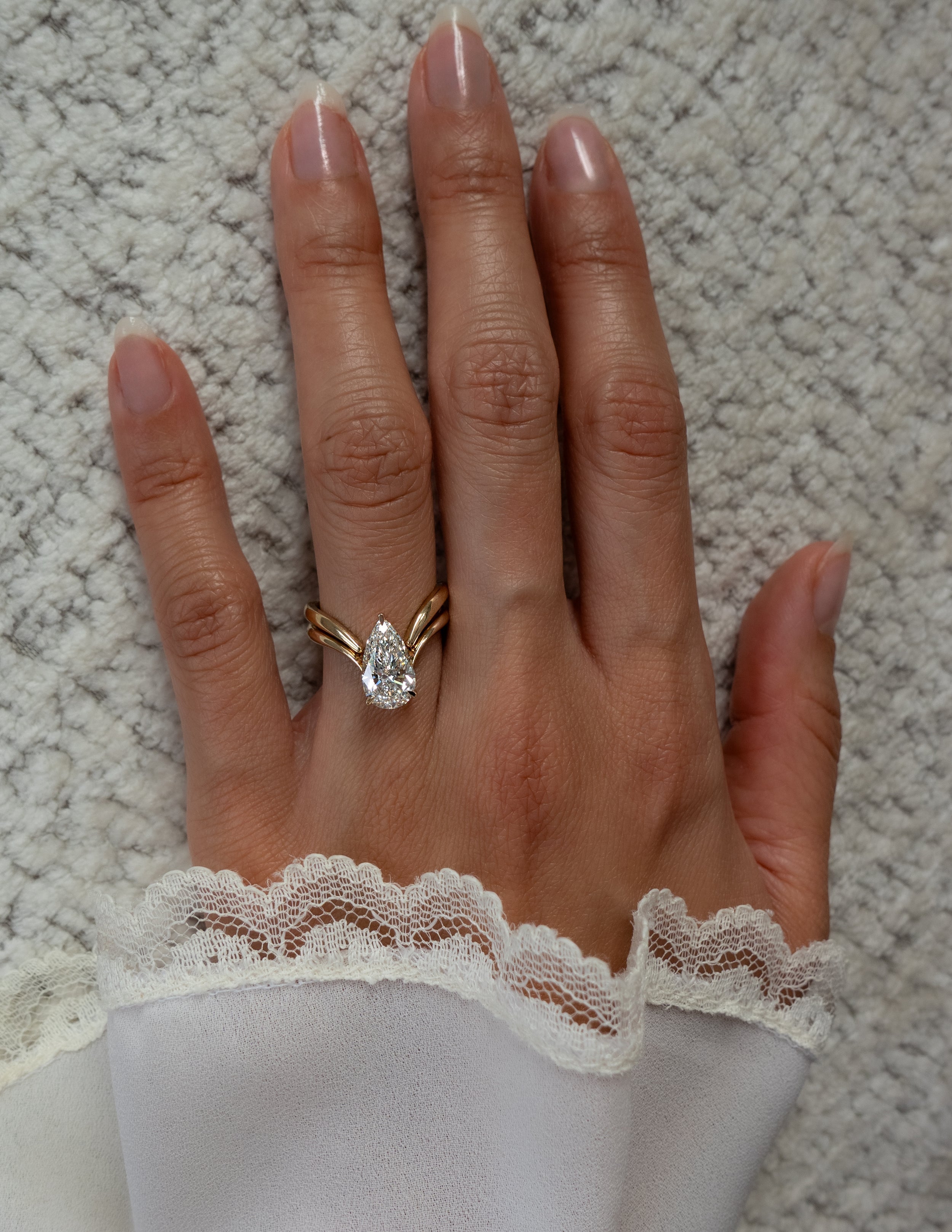 Oval Solitaire Lab Grown Diamond Engagement Ring