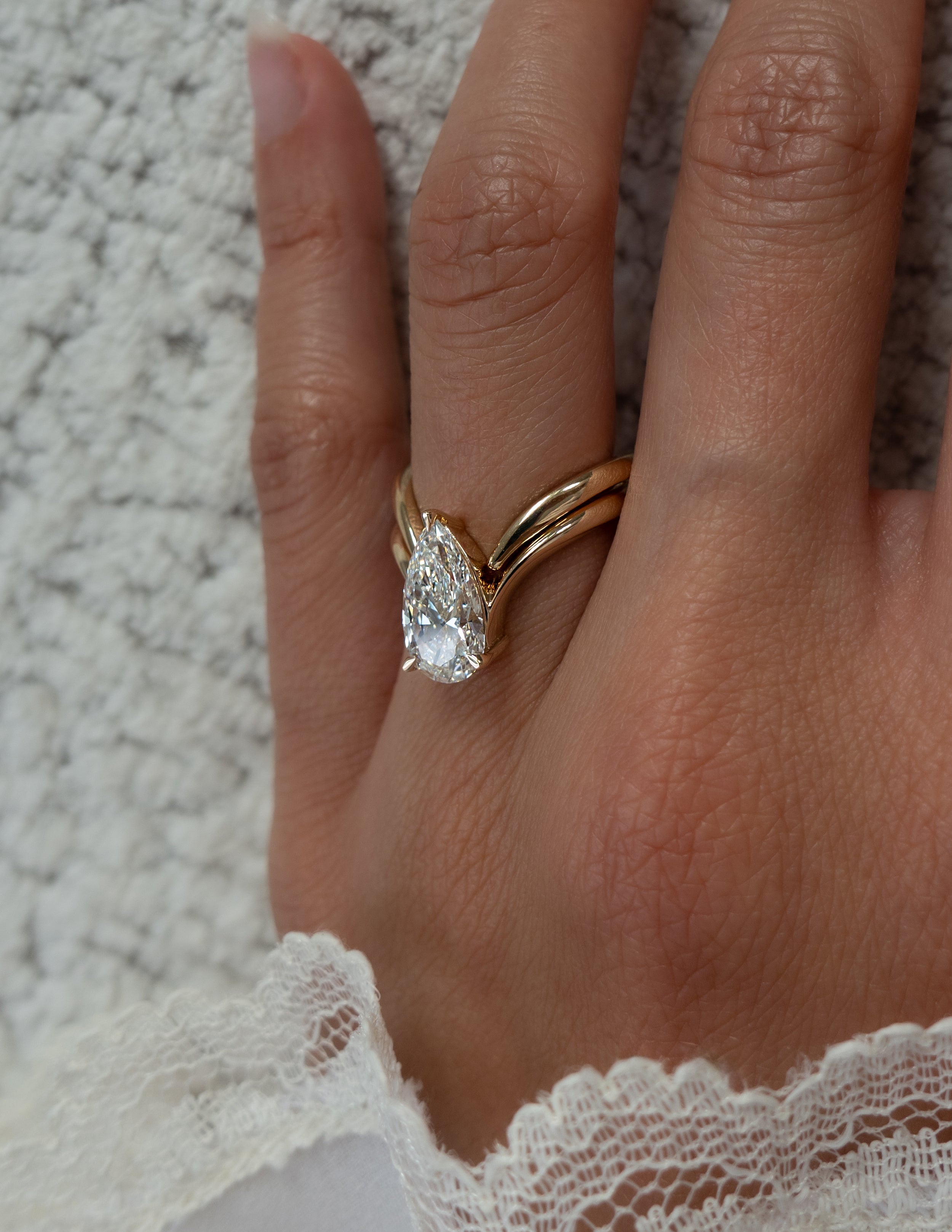 Oval Solitaire Lab Grown Diamond Engagement Ring