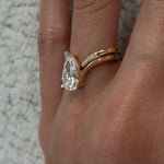 Oval Solitaire Lab Grown Diamond Engagement Ring