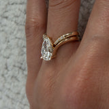Oval Solitaire Lab Grown Diamond Engagement Ring