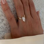 Oval Solitaire Lab Grown Diamond Engagement Ring