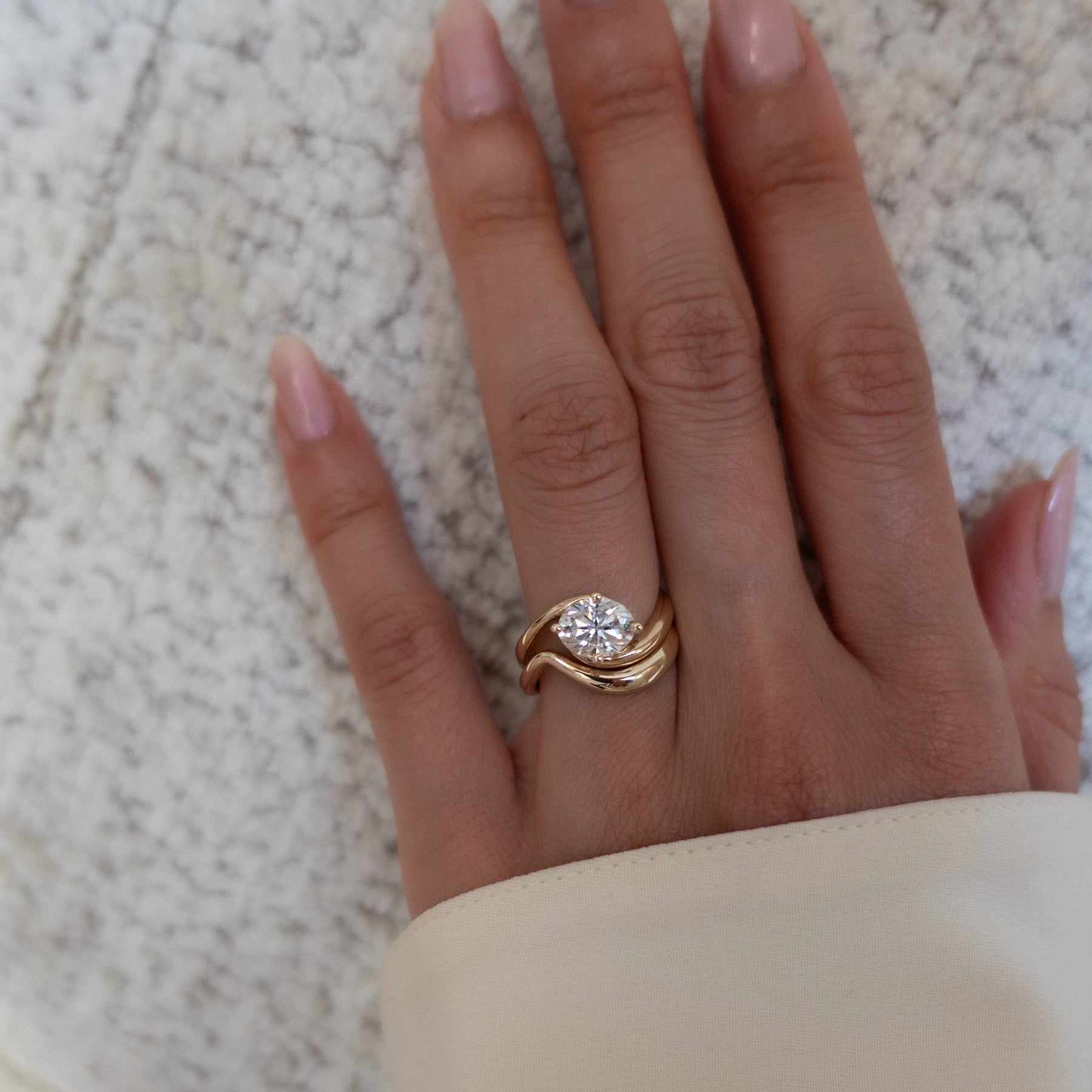 Oval Solitaire Lab Grown Diamond Engagement Ring
