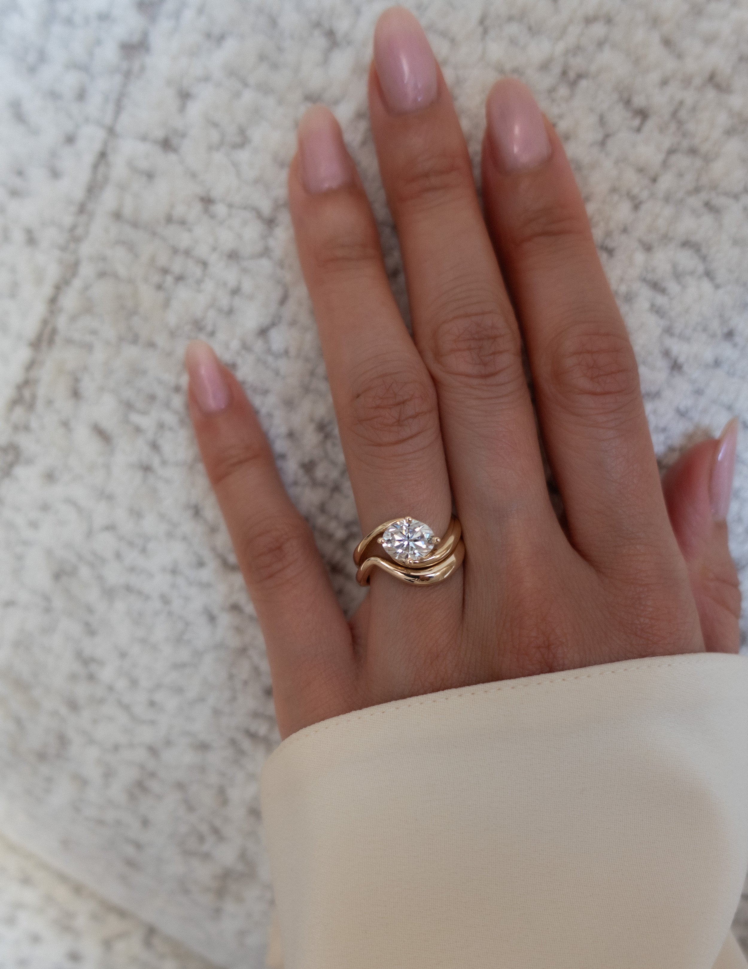 Oval Solitaire Lab Grown Diamond Engagement Ring