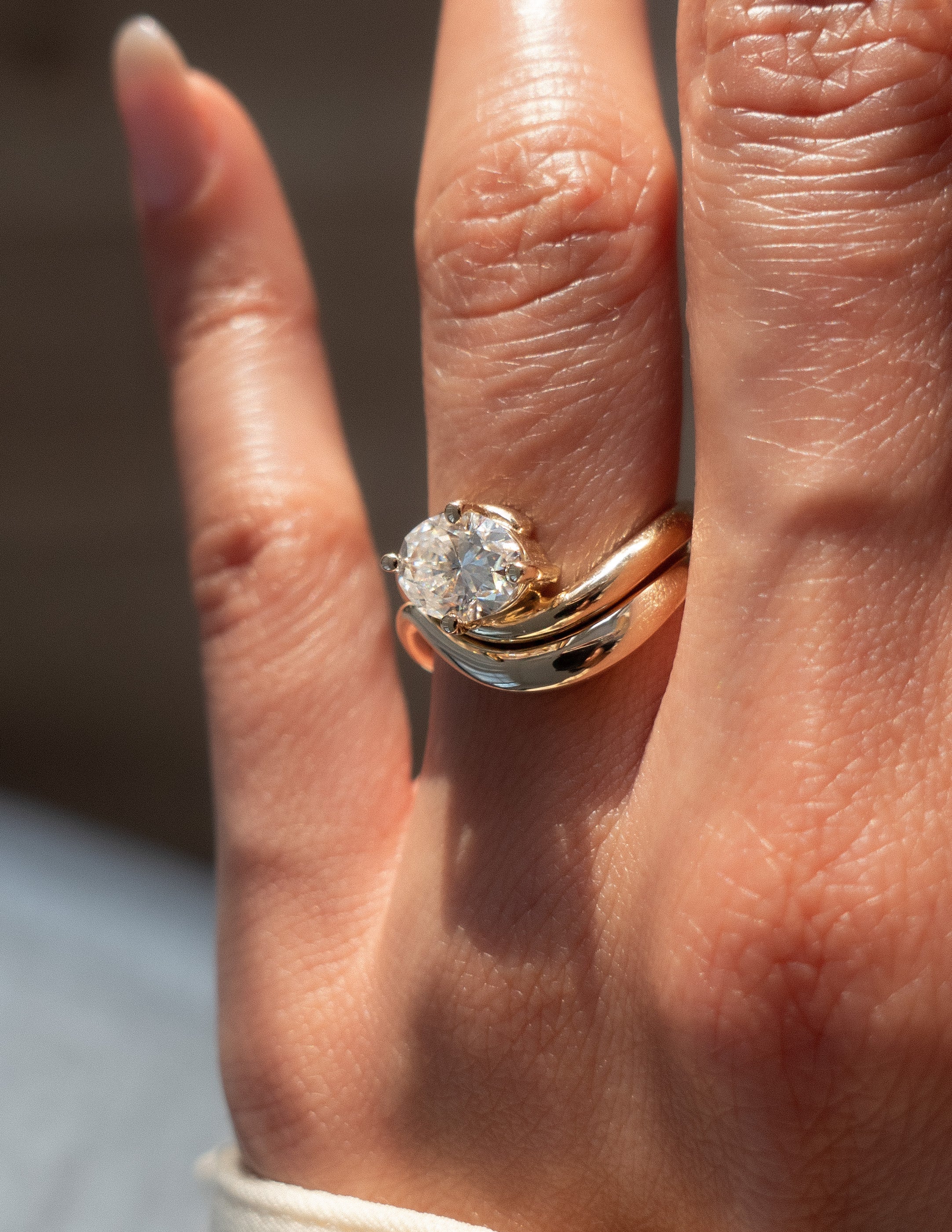 Oval Solitaire Lab Grown Diamond Engagement Ring