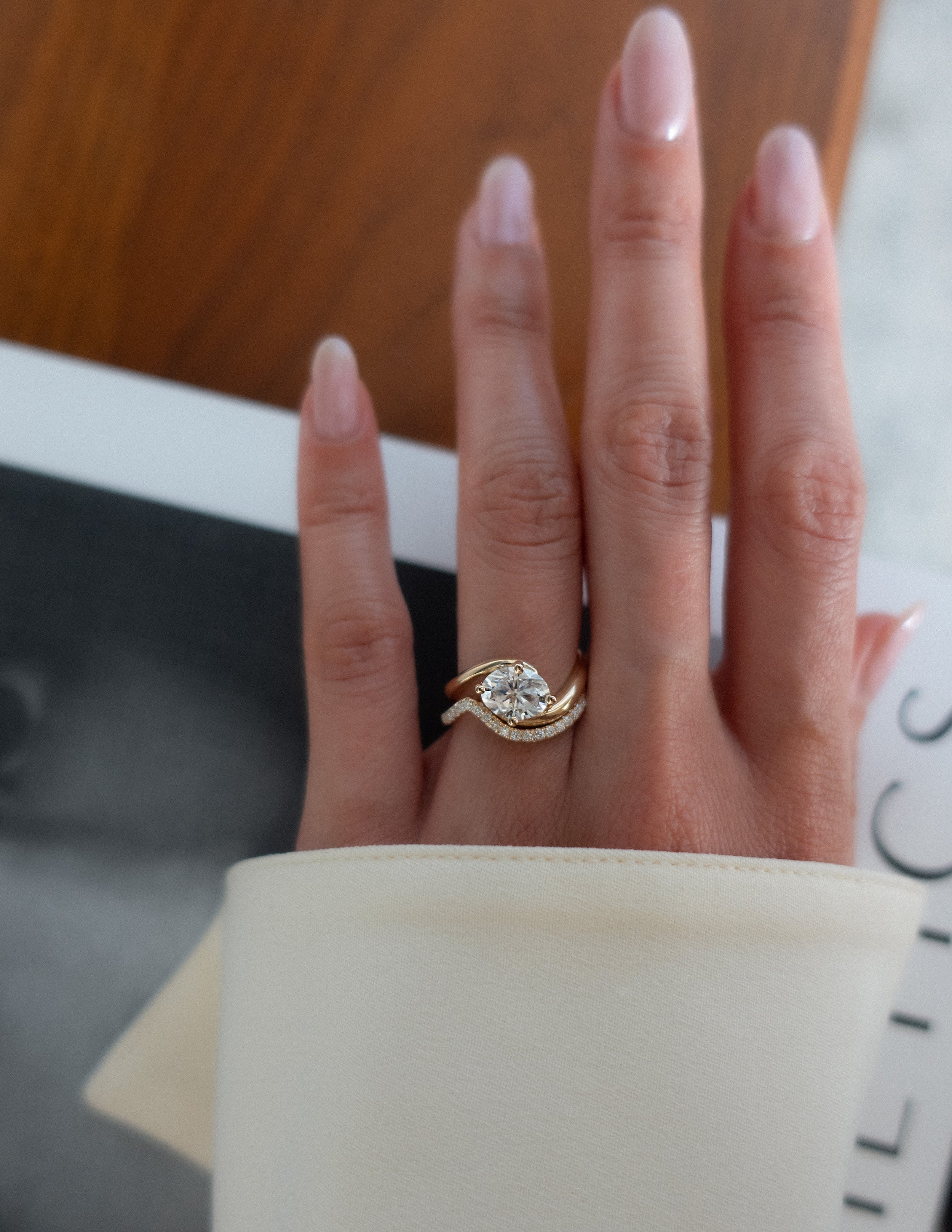 Oval Solitaire Lab Grown Diamond Engagement Ring