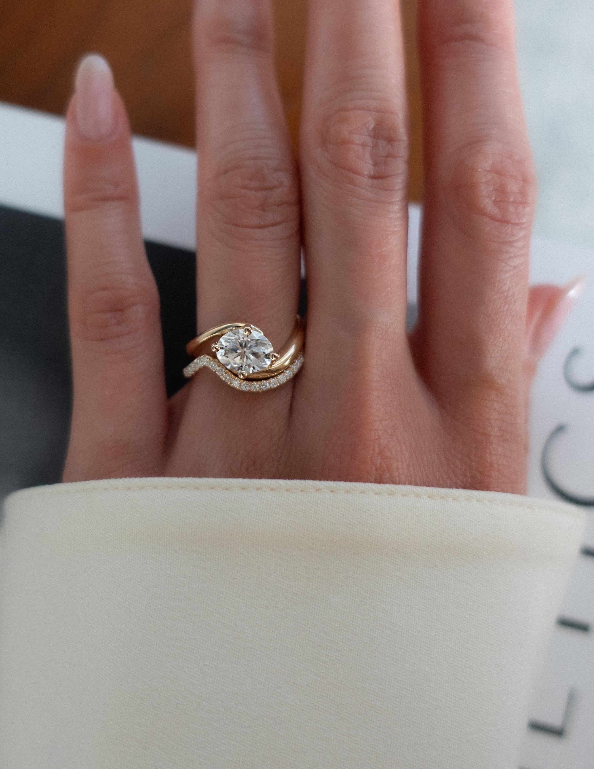 Oval Solitaire Lab Grown Diamond Engagement Ring