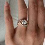 Oval Solitaire Lab Grown Diamond Engagement Ring