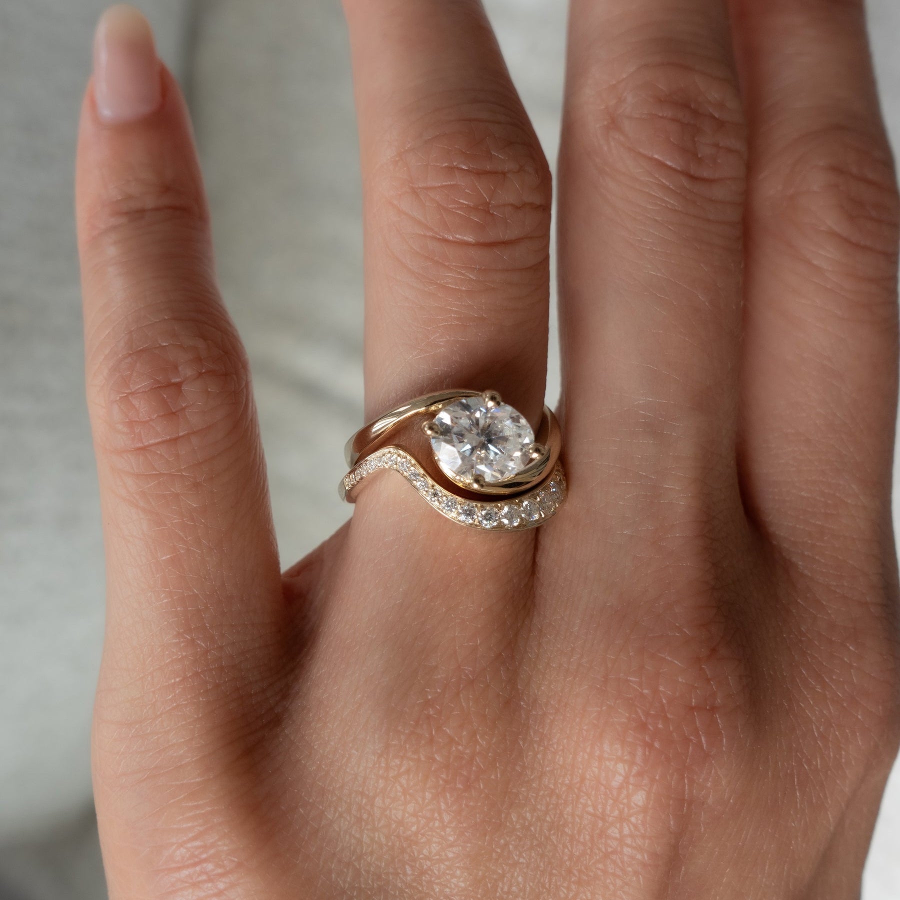 Oval Solitaire Lab Grown Diamond Engagement Ring