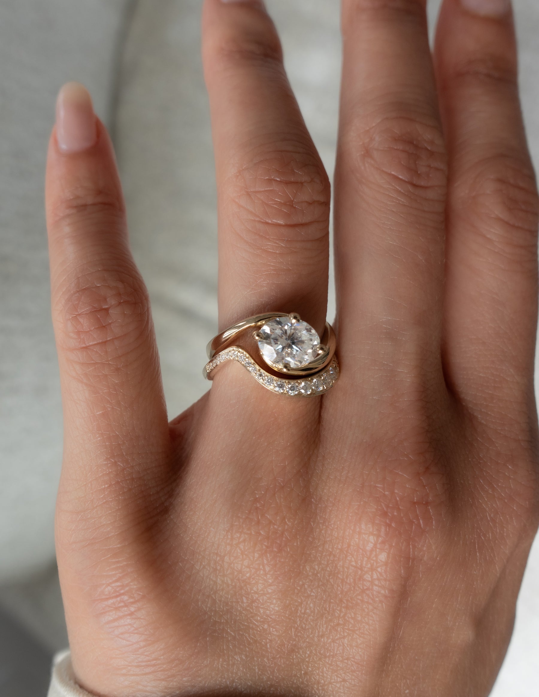 Oval Solitaire Lab Grown Diamond Engagement Ring