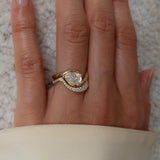 Oval Solitaire Lab Grown Diamond Engagement Ring