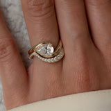 Oval Solitaire Lab Grown Diamond Engagement Ring