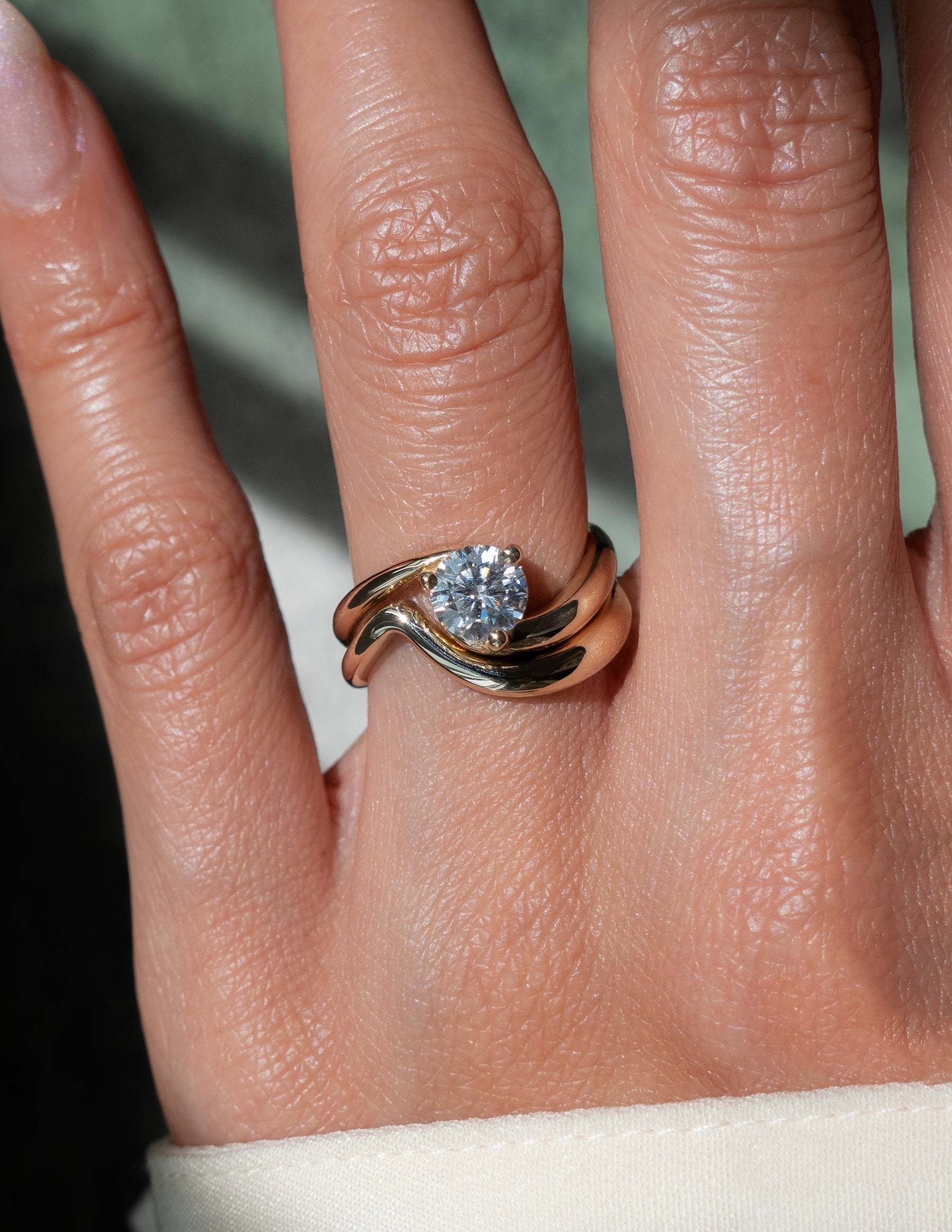 Oval Solitaire Lab Grown Diamond Engagement Ring